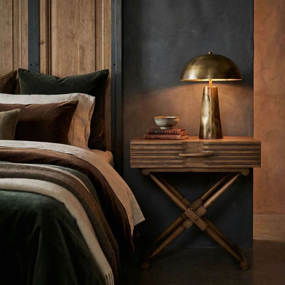 Zanta Side Table Nightstands + Bedside Tables GTAB671SB 00842449108684