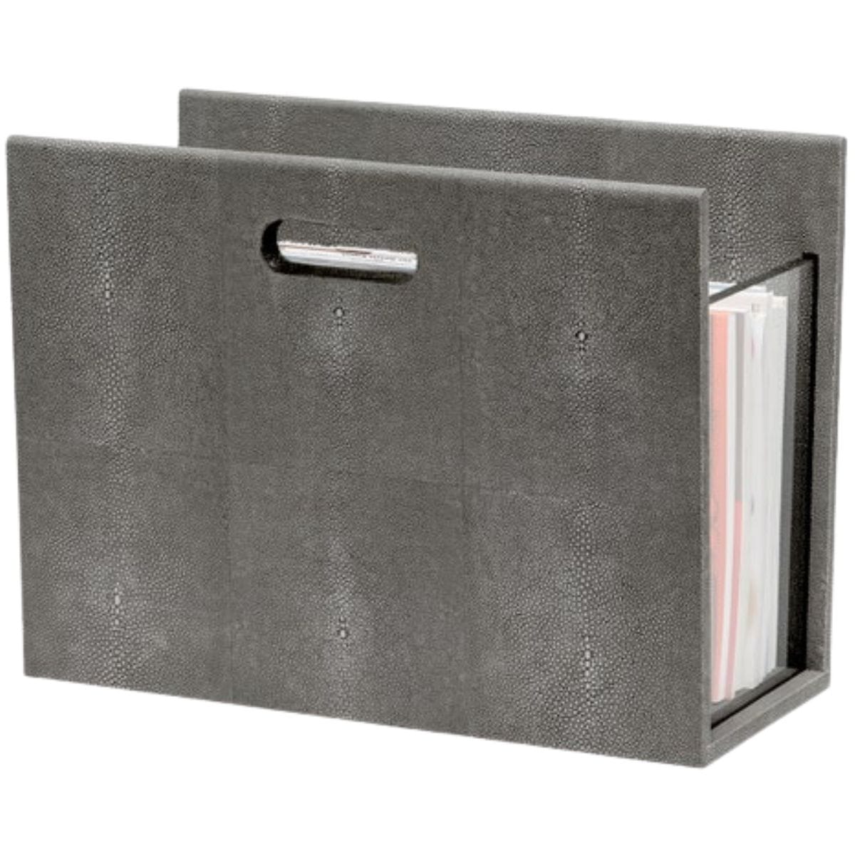 Turin Magazine Holder Baskets + Bins 03TURIN-GY-MHRT
