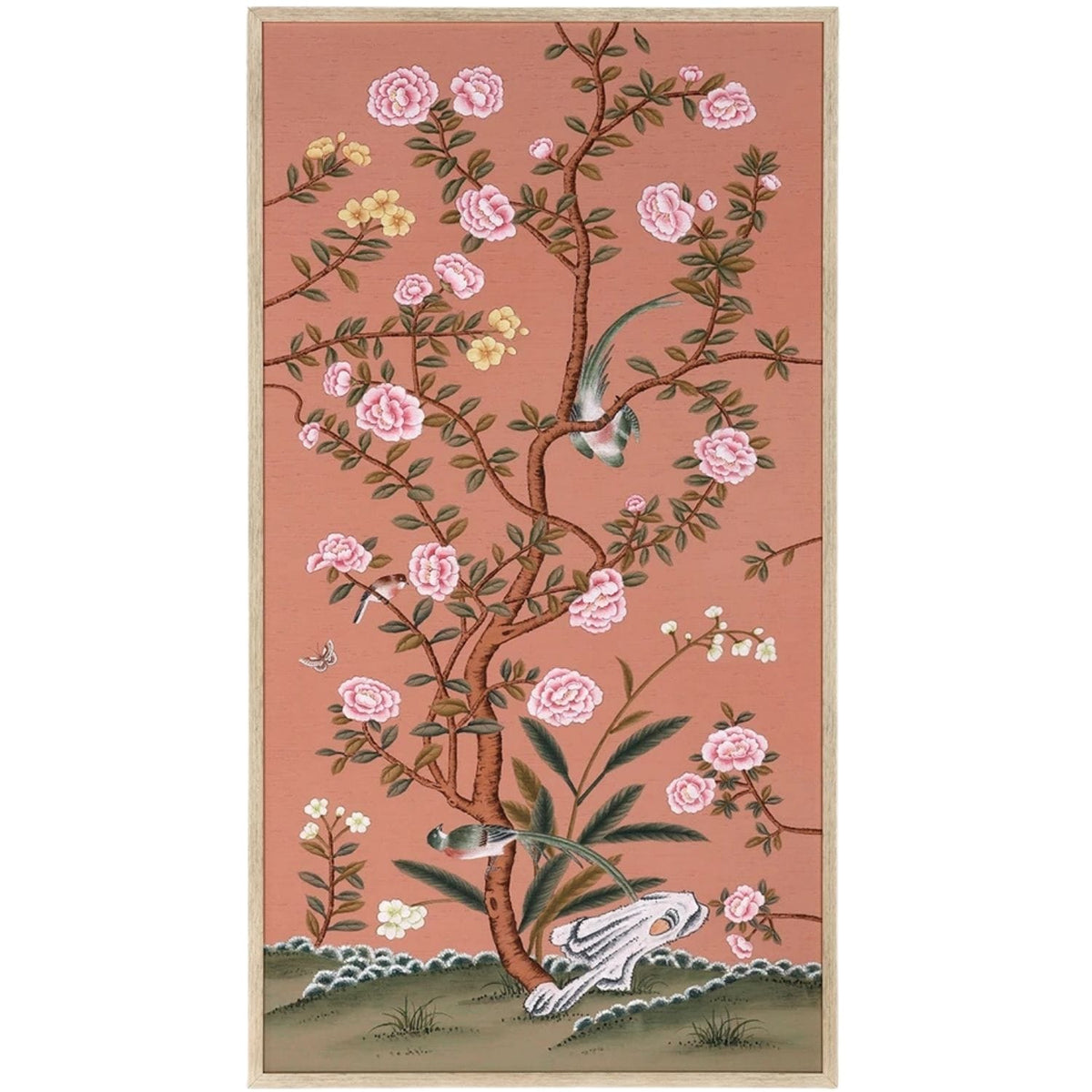 Russet Terrace Framed Silk Panel Pair Wall Art RST-675-311