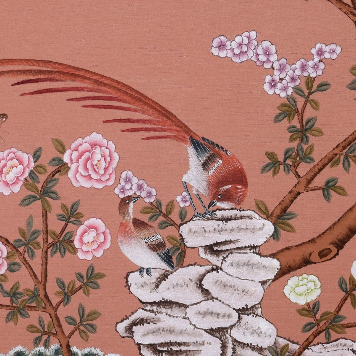 Russet Terrace Framed Silk Panel Pair Wall Art RST-675-311