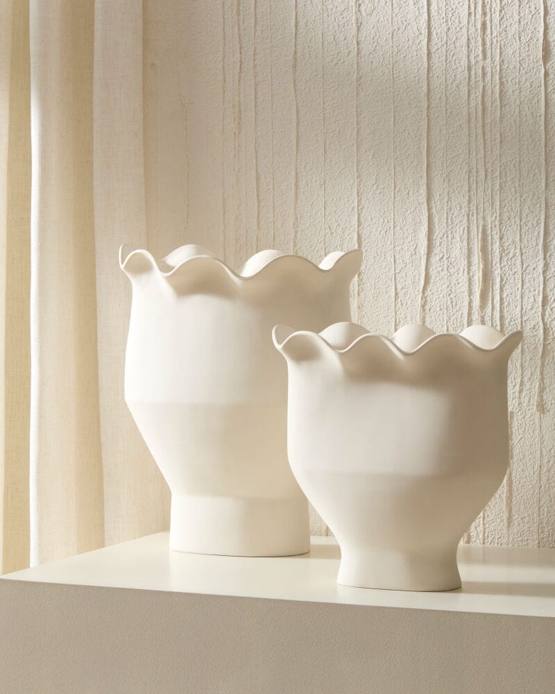 Frill Vase Vases + Urns