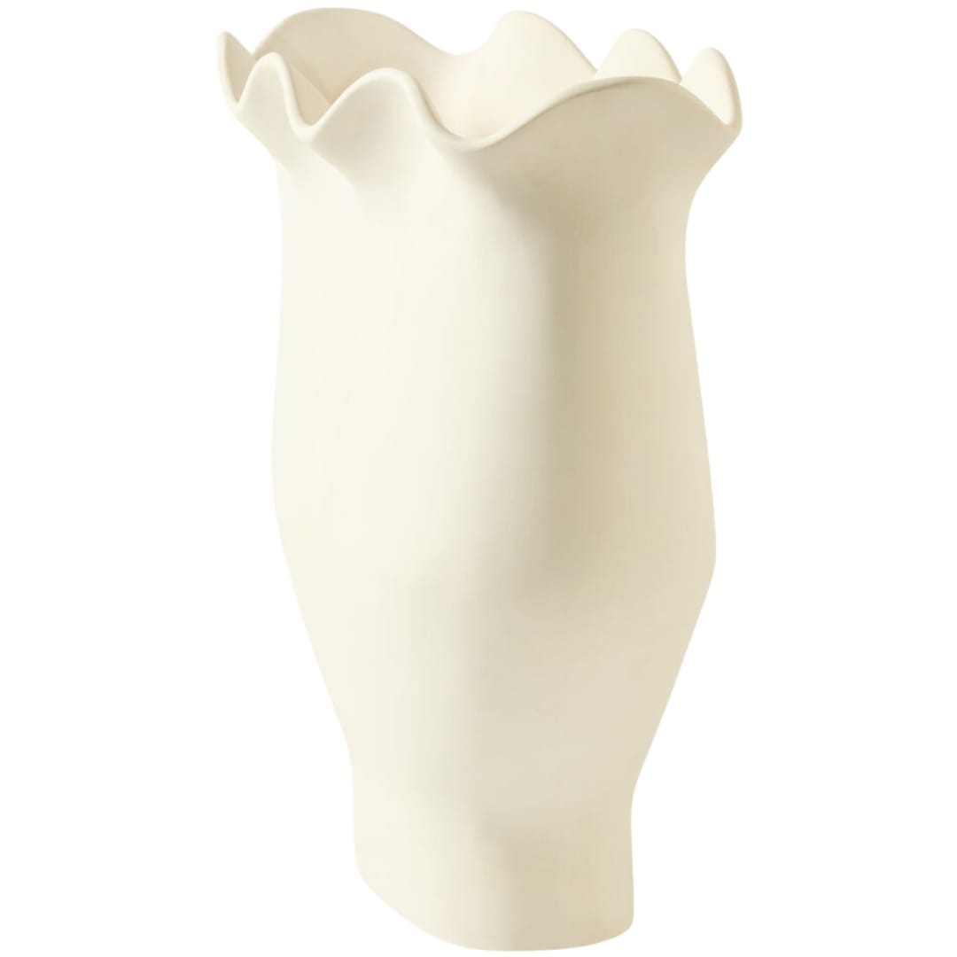 Frill Vase Vases + Urns