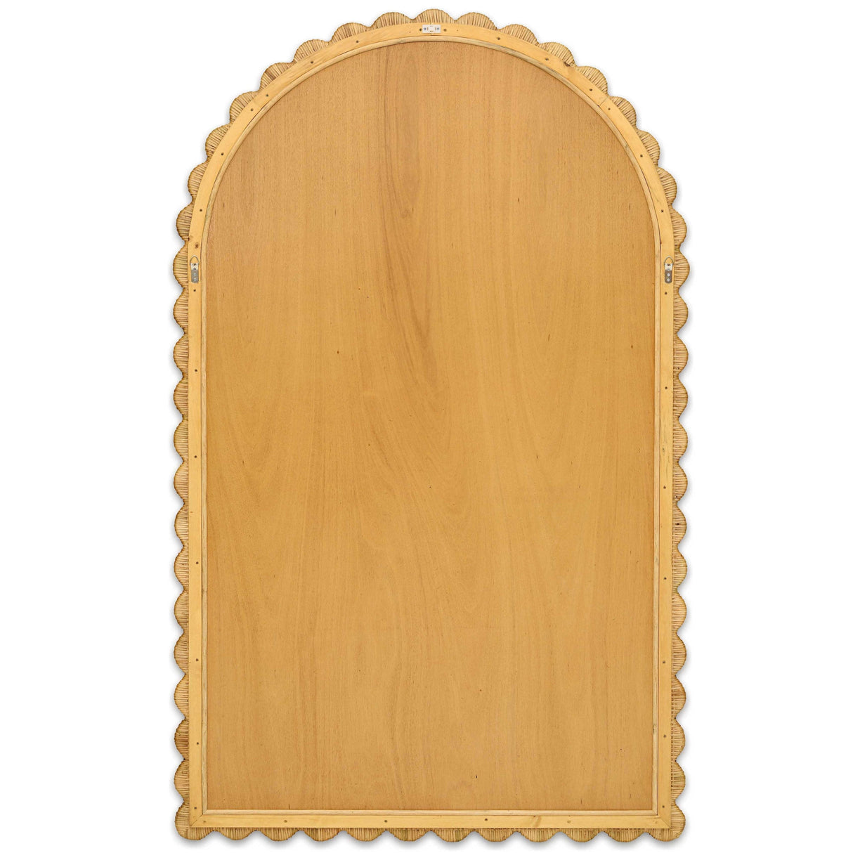 Arched Paula Natural Rattan Wall Mirror