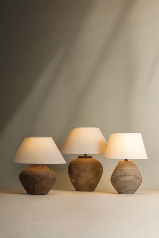 Calabria Rustco Table Lamp Table + Desk Lamps
