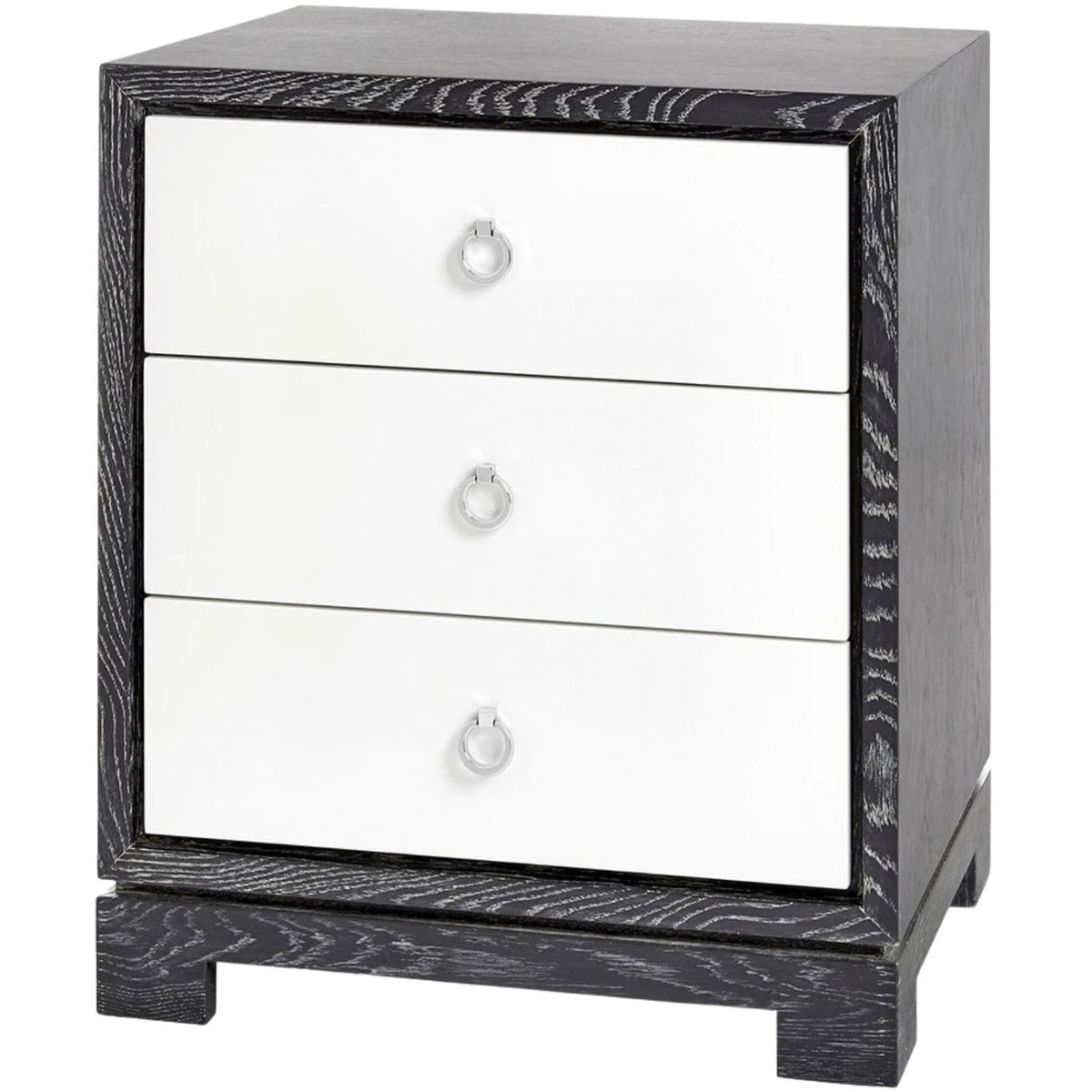 Berkeley 3-Drawer Side Table Nightstands + Bedside Tables