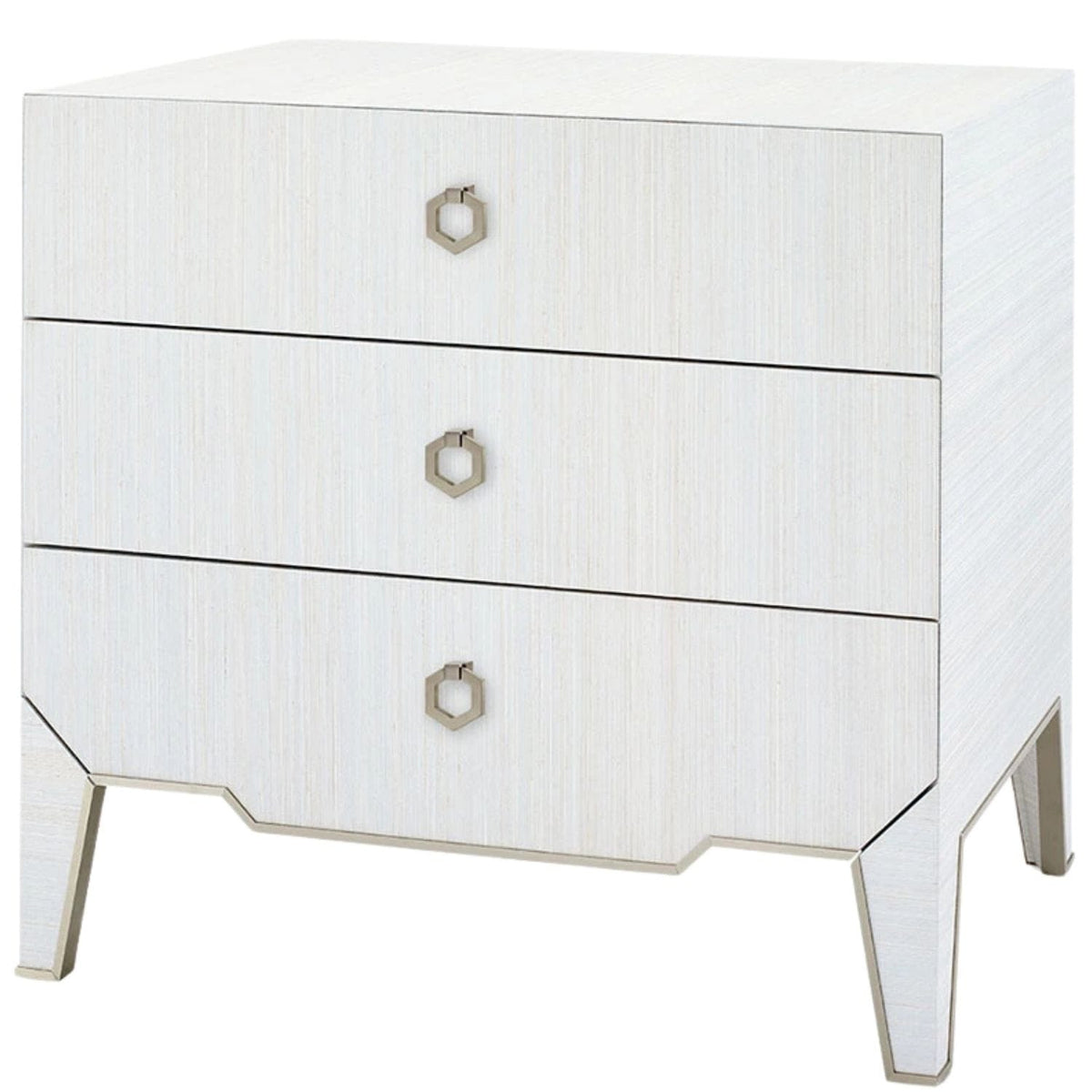 Madeline 3-Drawer Side Table Nightstands + Bedside Tables