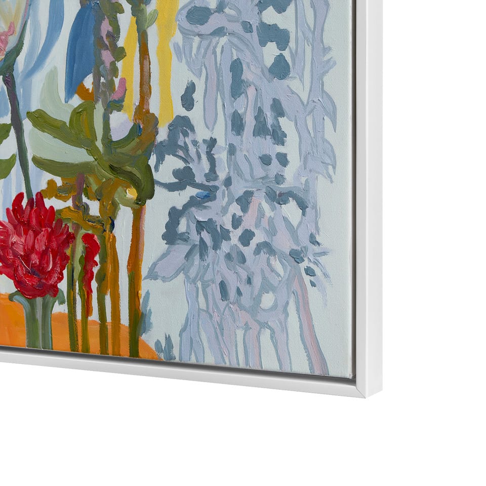 Wildflower Framed Canvas Painting