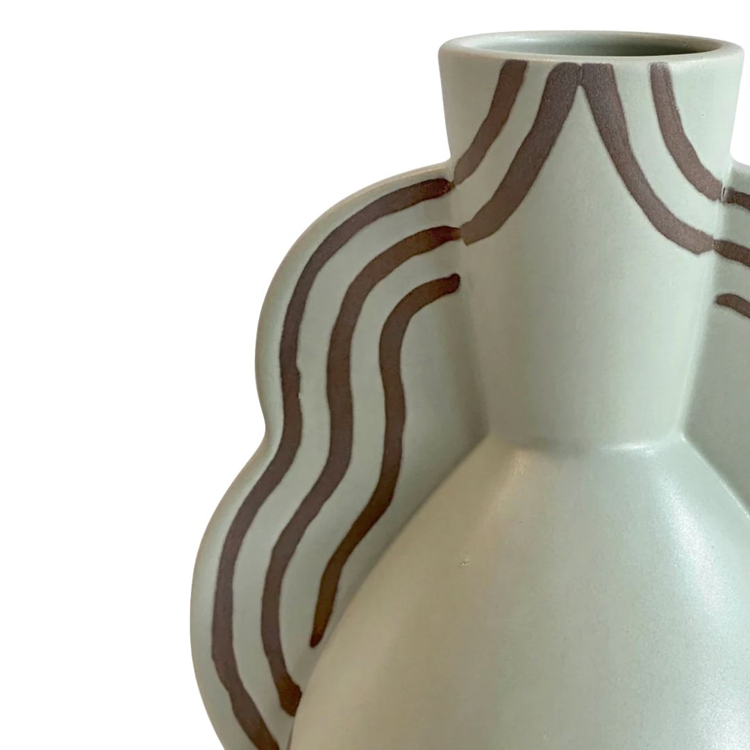 Ceramic Squiggle Vase