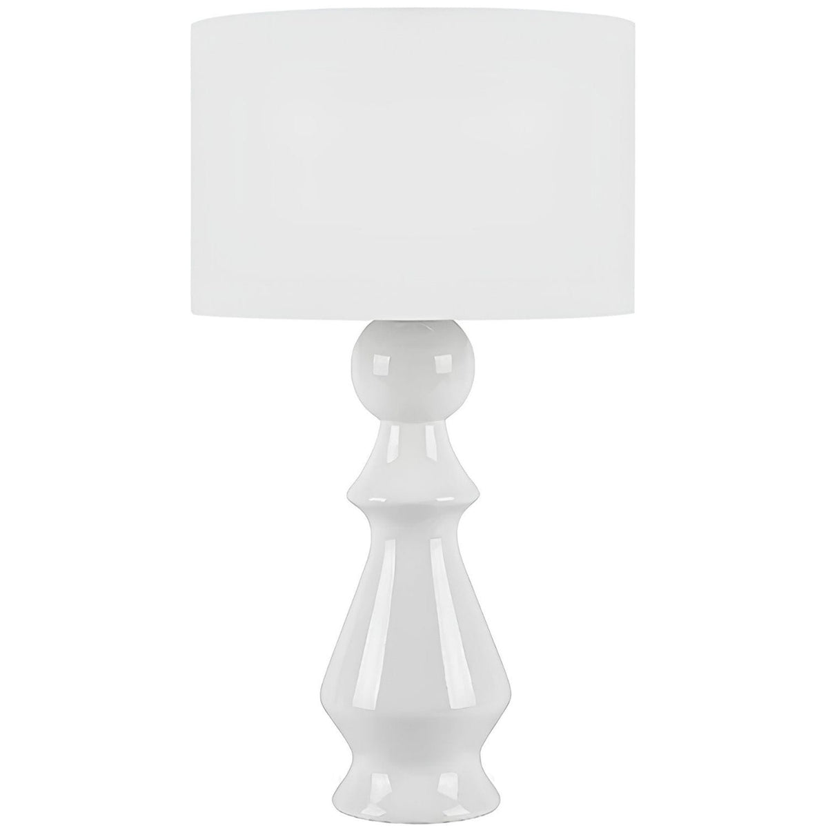 Colette Lamp Table + Desk Lamps COLETTE WH