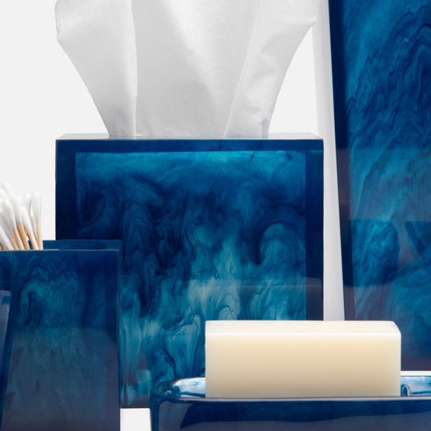 Abiko Cobalt Bath Collection Bath Accessory