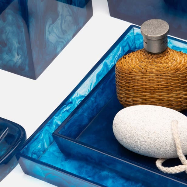 Abiko Cobalt Bath Collection Bath Accessory