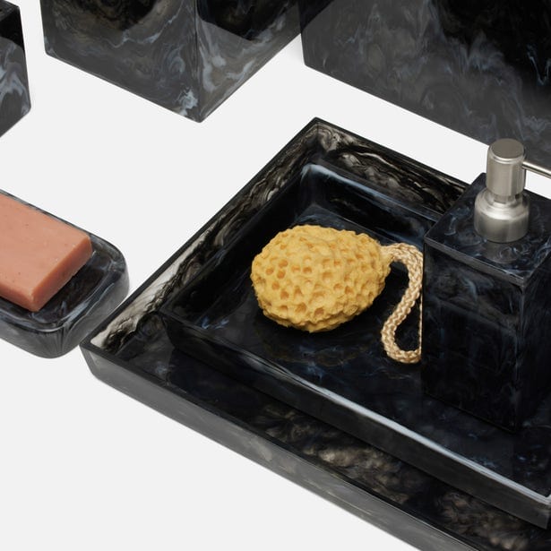 Abiko Obsidian Bath Collection Bath Accessory