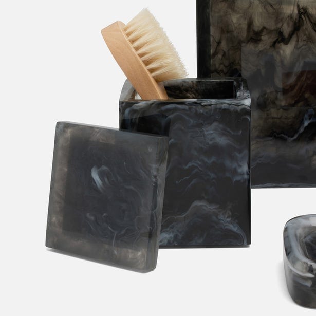 Abiko Obsidian Bath Collection Bath Accessory