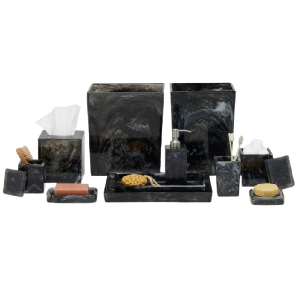 Abiko Obsidian Bath Collection Bath Accessory