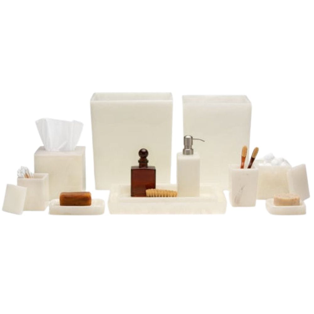 Abiko Pearl White Bath Collection Bath Accessory