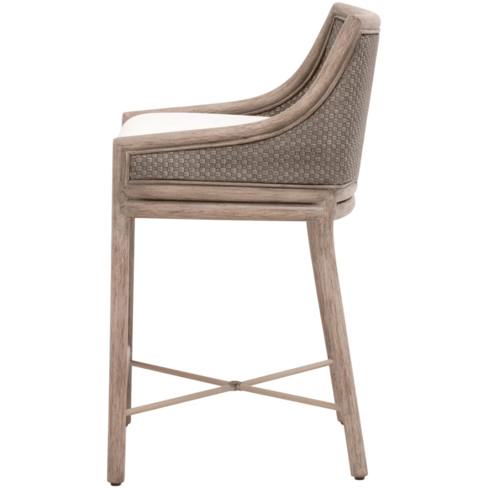 Adamo Counter Stool Counter Stools 6813CS.FGRY/LPPRL/FG 842279146641