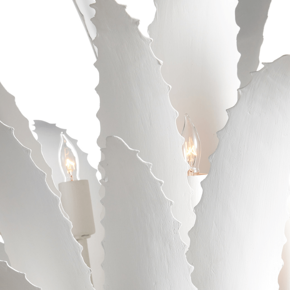Agave White Chandelier Chandeliers 9000-1263