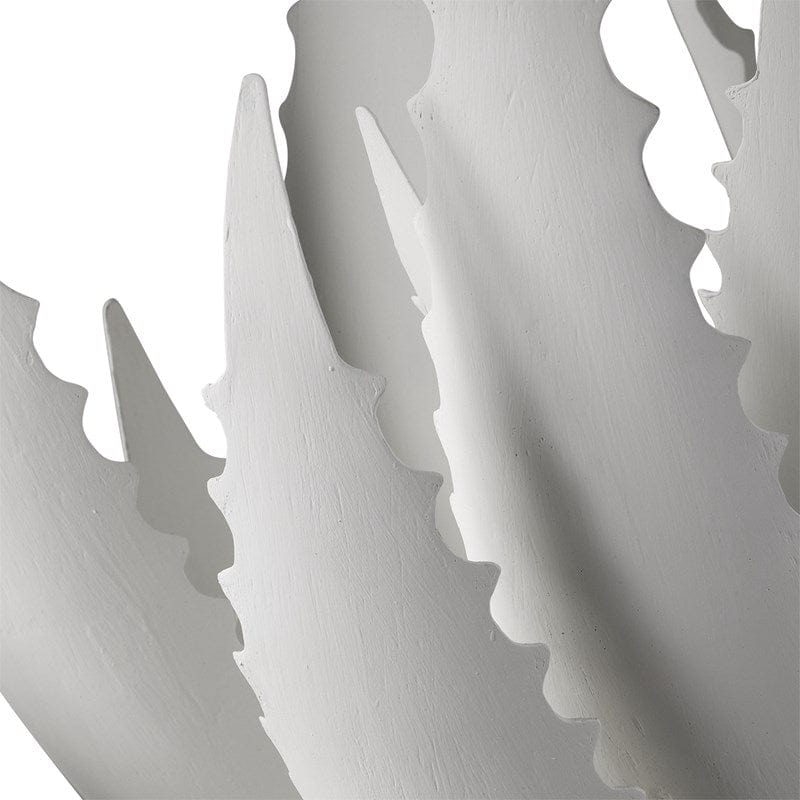 Agave White Console Table 4000-0168