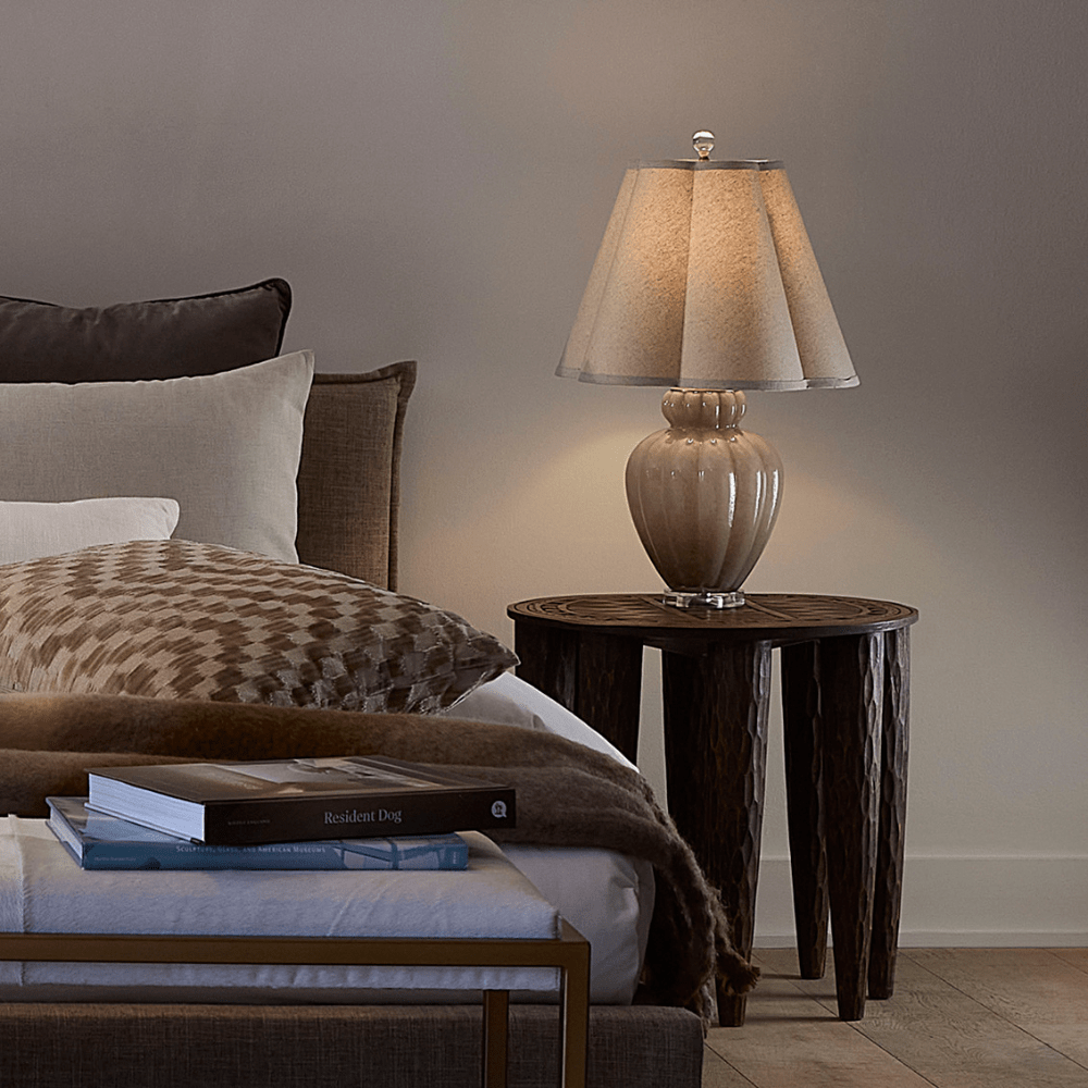 Agnes Taupe Table Lamp Table Lamps 9AGNESTLTASC 688933040654