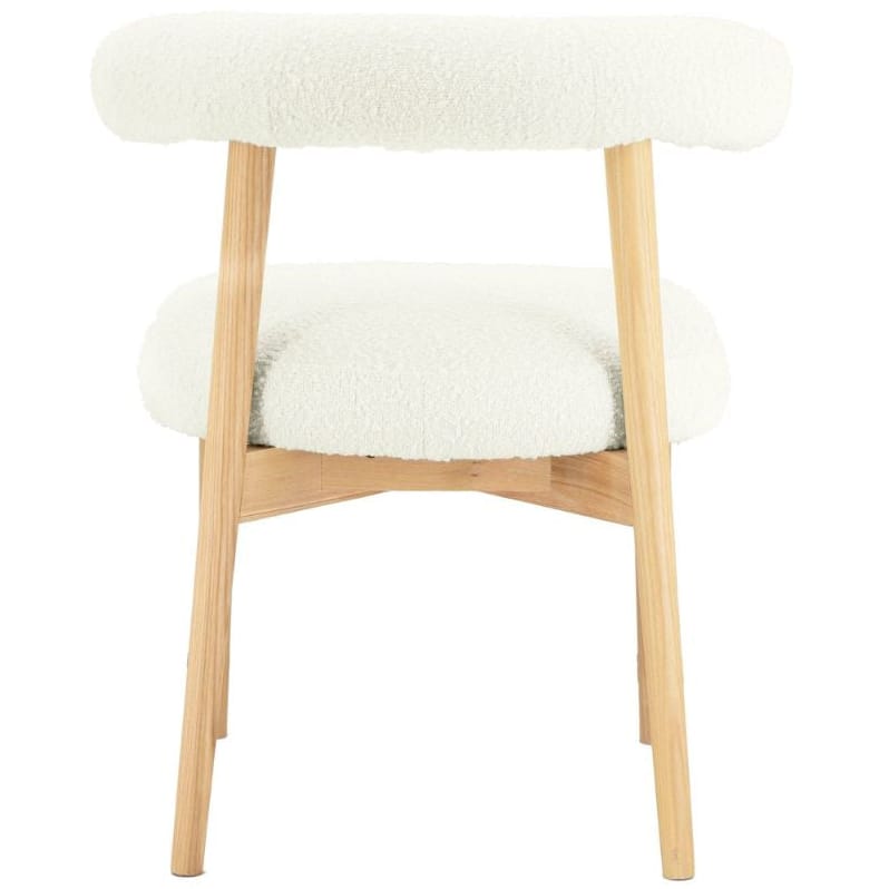 Aksel Boucle Side Chair Dining Chairs + Benches