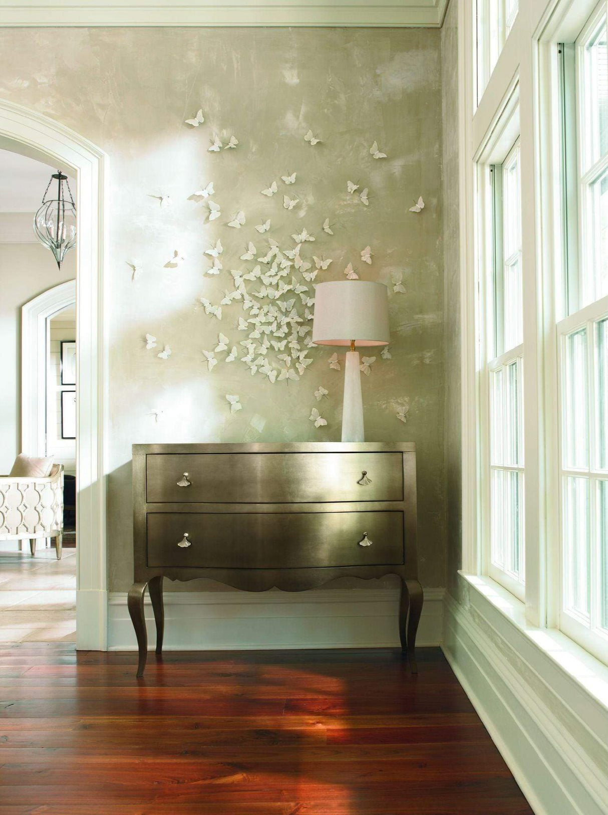 Alabaster Quatrefoil Lamp Lamp