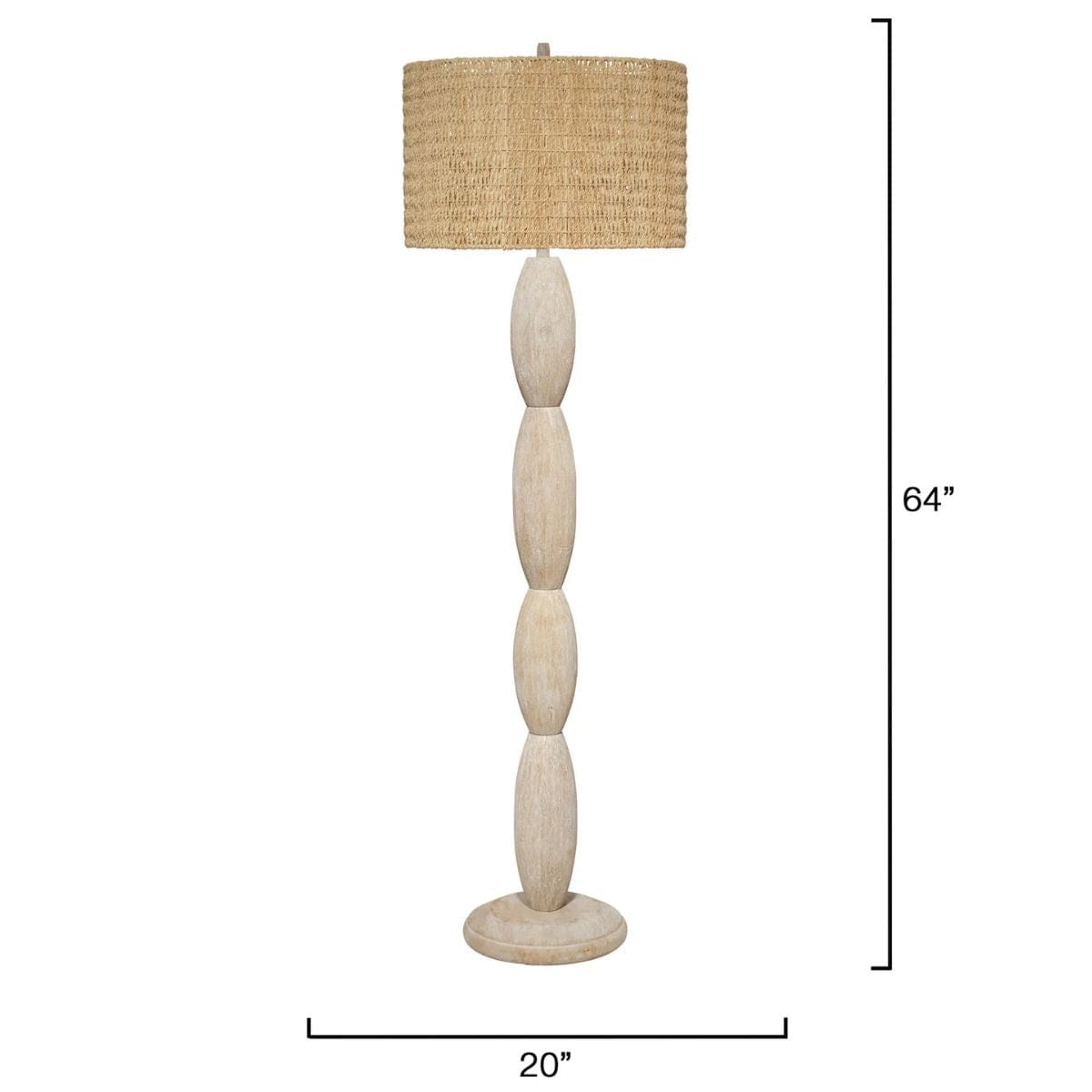 Almond Floor Lamp Floor Lamps 9ALMONDFLWW 688933042467