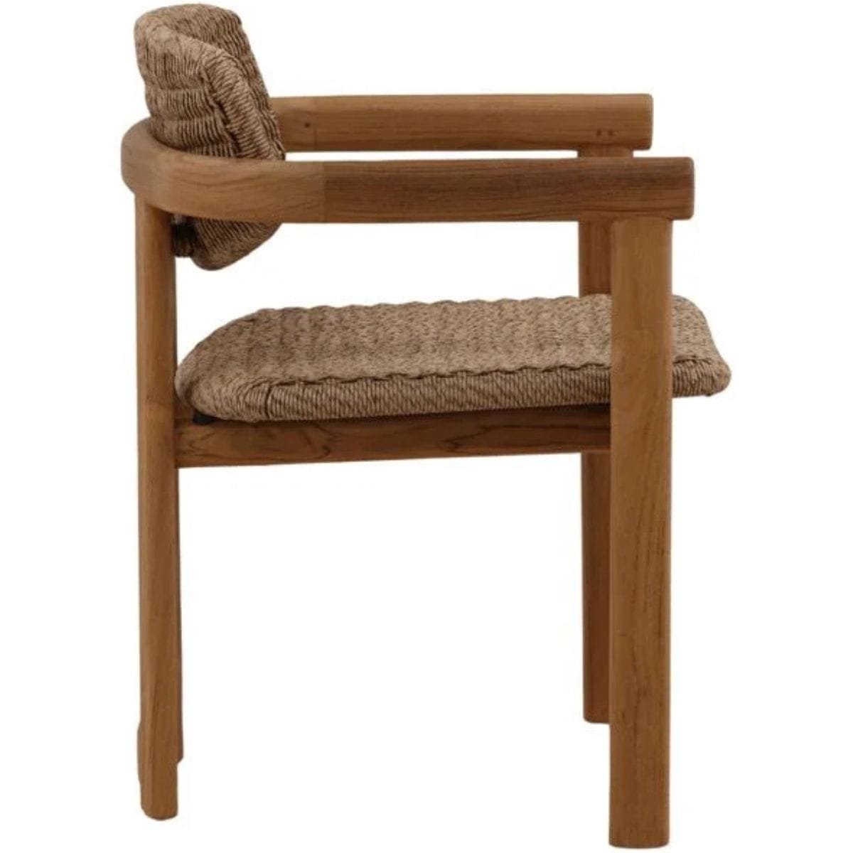Alva Outdoor Dining Chair Outdoor Dining Chairs + Benches DOV10010-LTBR