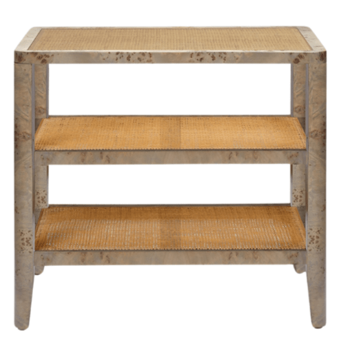 Amara Side Table Burl Wood Side Table FURAMARASTB2522GY