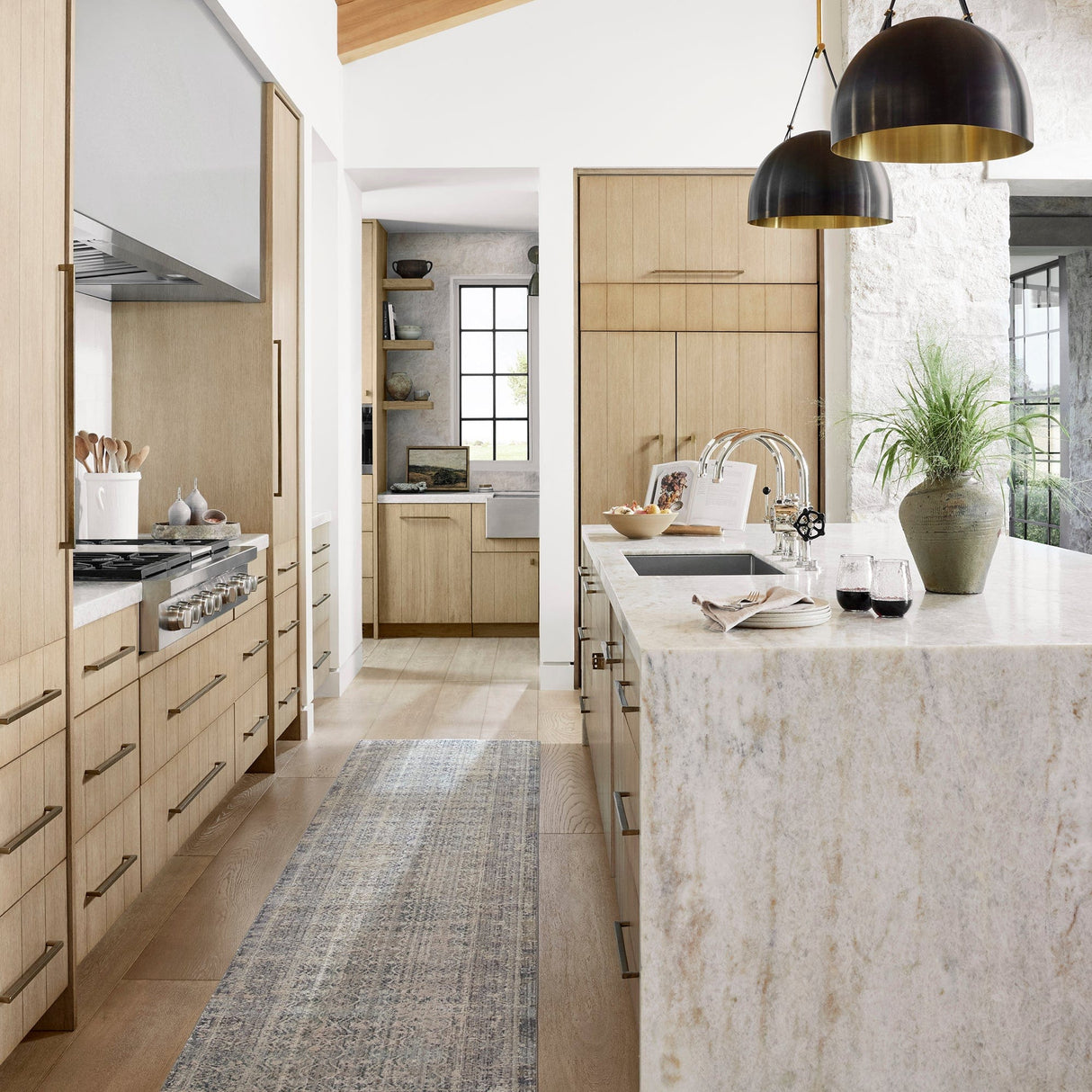 Amber Lewis Alie Rug - Sky/Stone Rugs