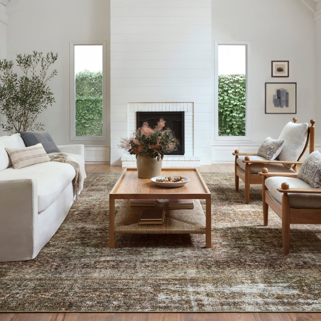 Amber Lewis Billie Rug - Tobacco/Rust Rugs