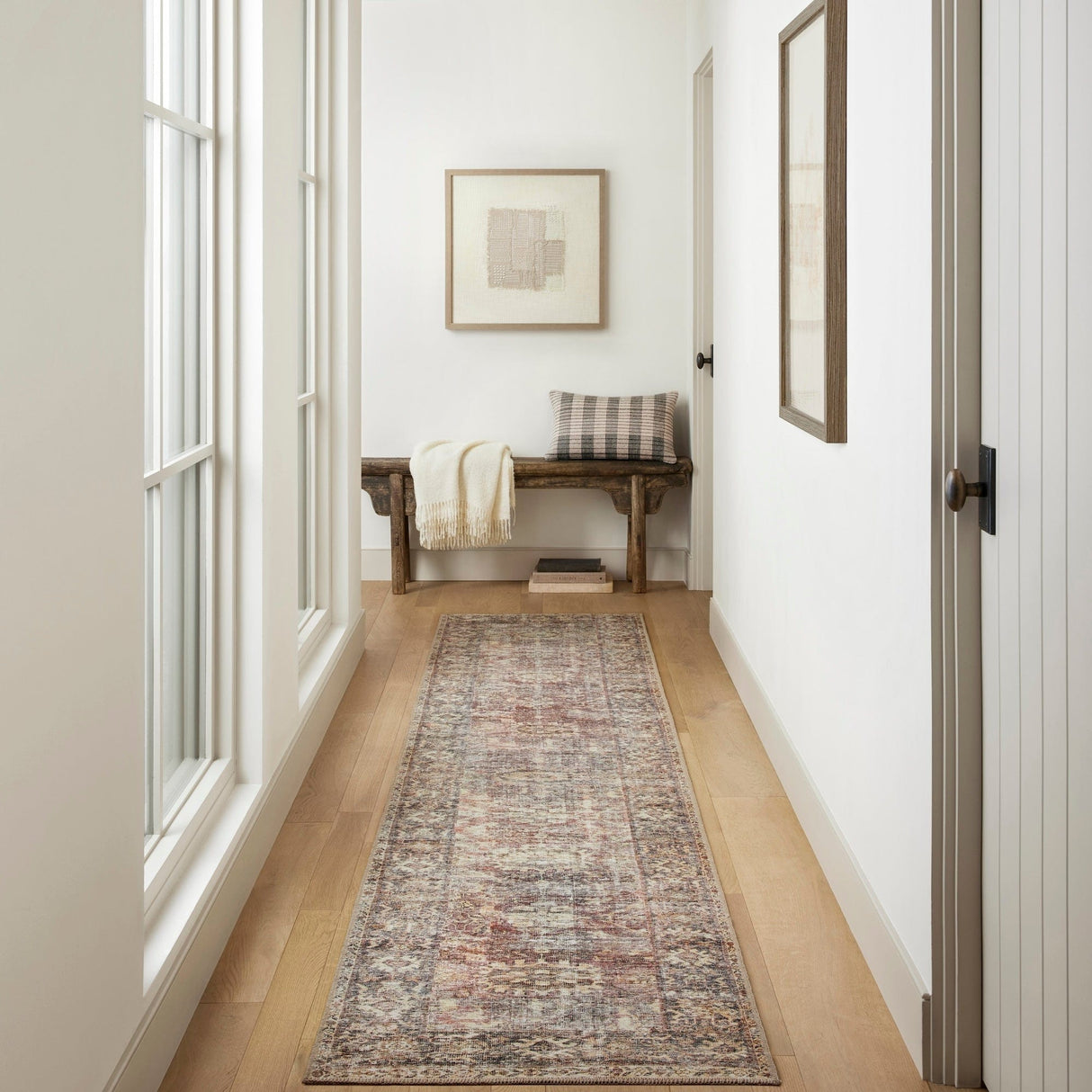 Amber Lewis Georgie Rug - Bordeaux/Antique Rugs