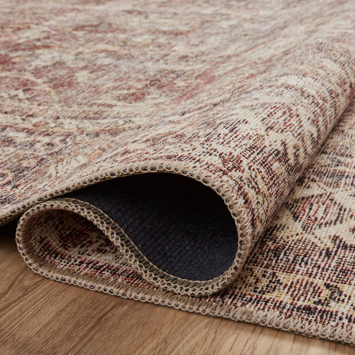 Amber Lewis Georgie Rug - Bordeaux/Antique Rugs