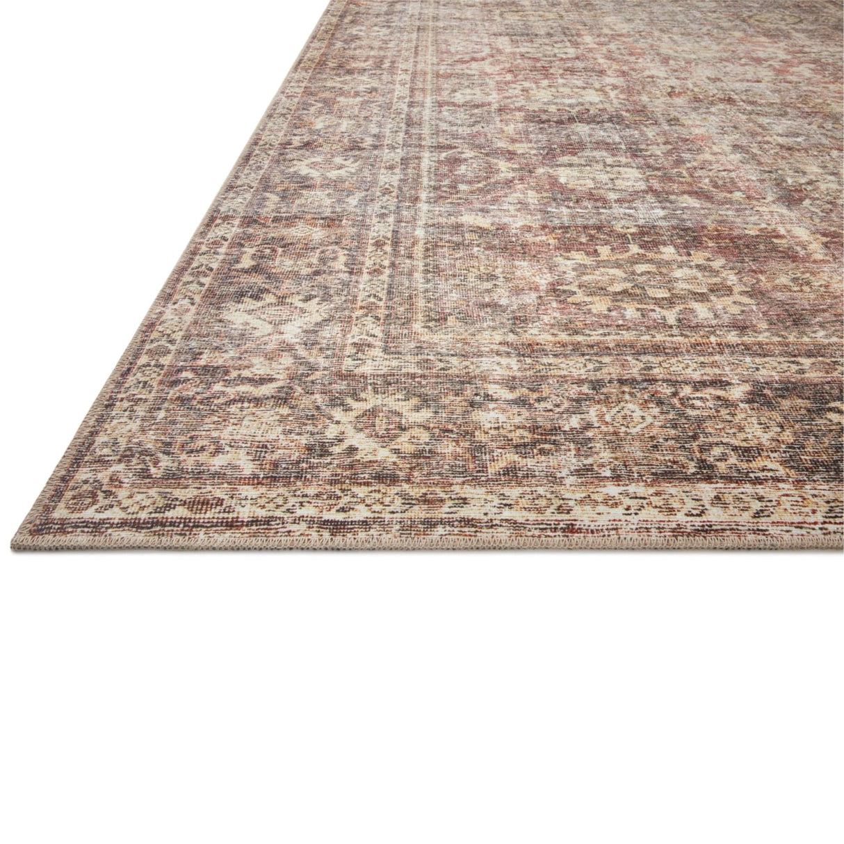 Amber Lewis Georgie Rug - Bordeaux/Antique Rugs