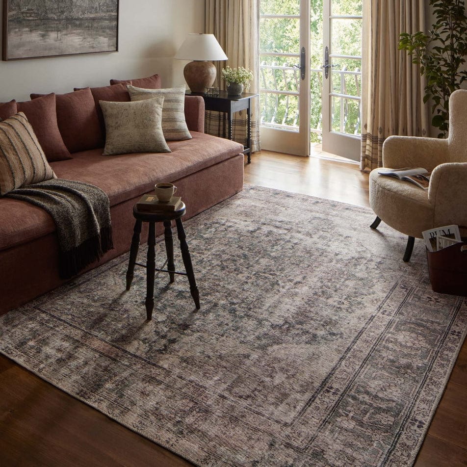 Amber Lewis Georgie Rug - Lagoon/Beige Rugs