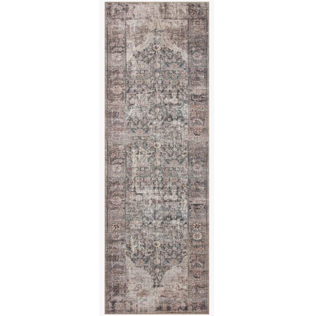 Amber Lewis Georgie Rug - Lagoon/Beige Rugs