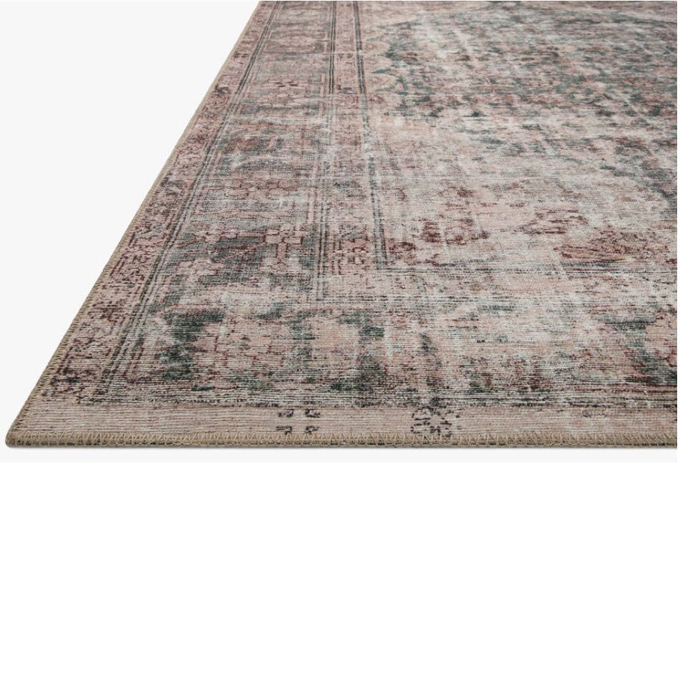 Amber Lewis Georgie Rug - Lagoon/Beige Rugs