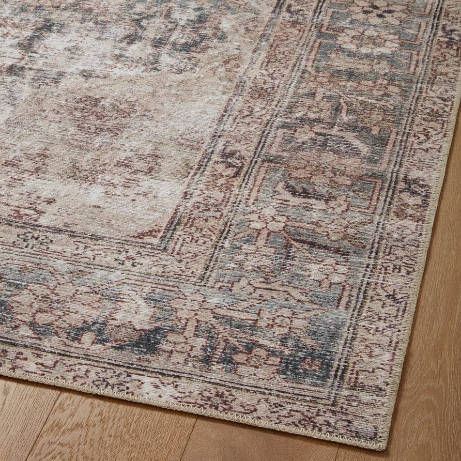 Amber Lewis Georgie Rug - Lagoon/Beige Rugs