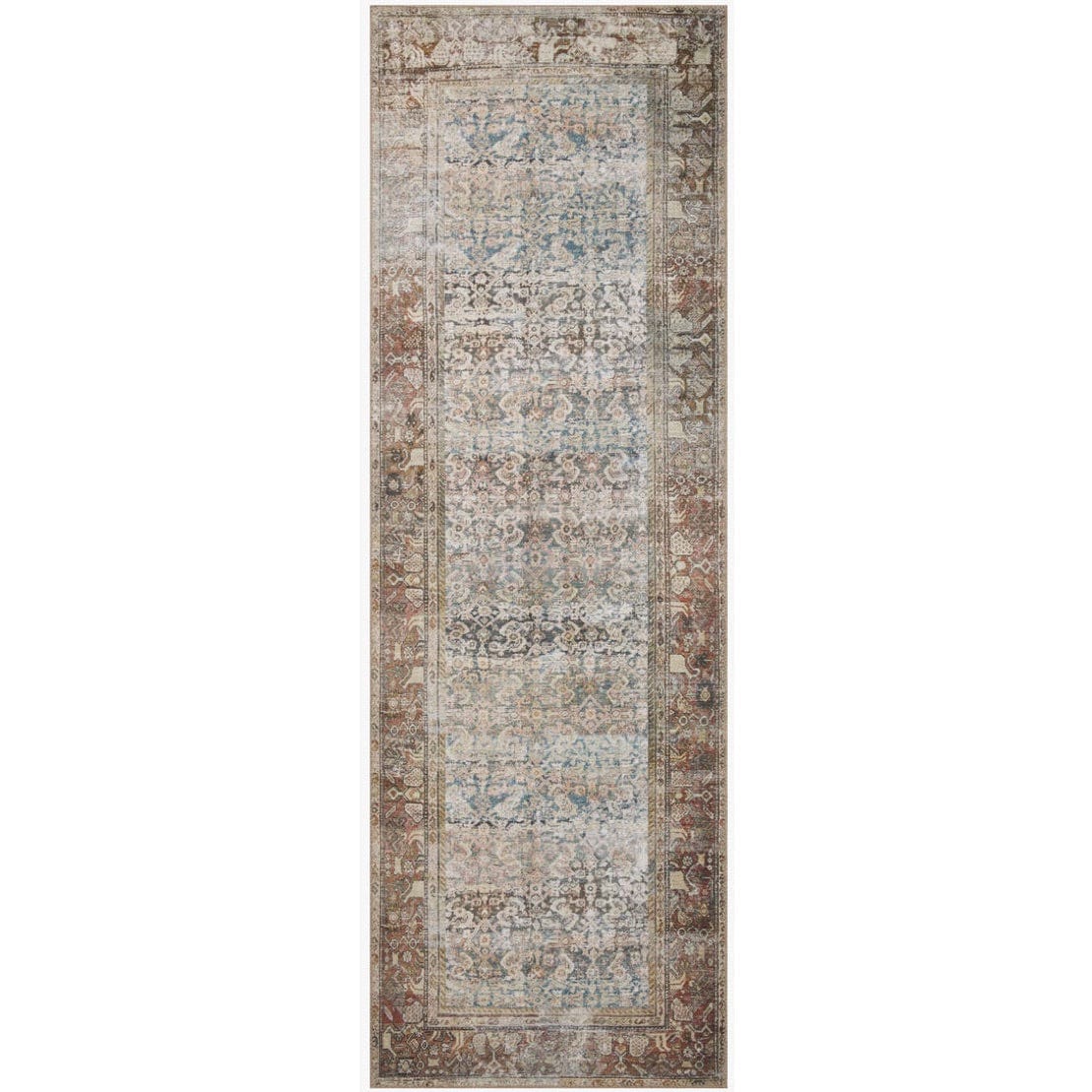 Amber Lewis Georgie Rug - Multi/Spice Rugs loloi-GER-09-AL-MULTI-SPICE-2612
