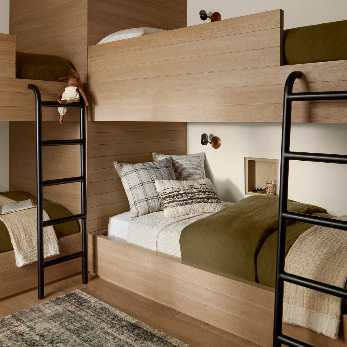 Amber Lewis Joan Pillow - Ivory/Tobacco Pillow & Decor