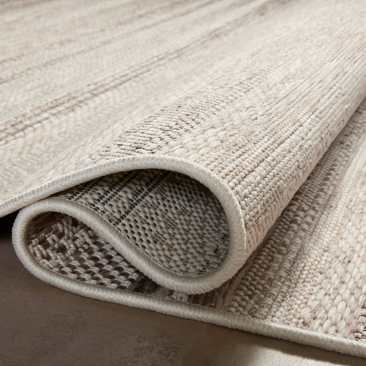 Amber Lewis Malibu Indoor/Outdoor Rug - Ivory/Dove Rugs