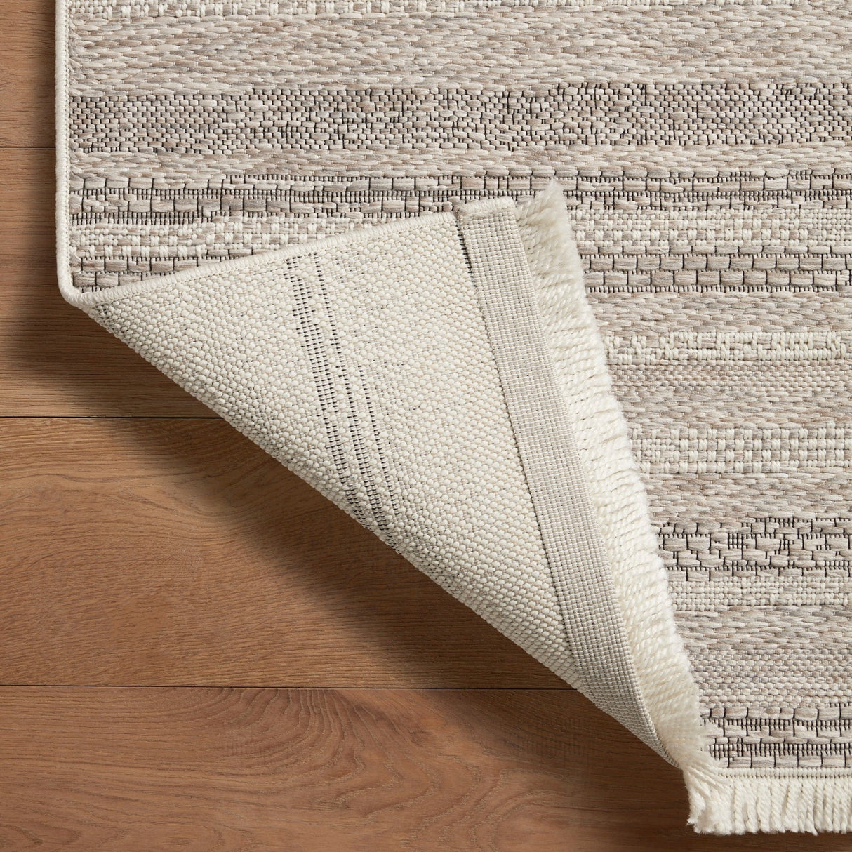 Amber Lewis Malibu Indoor/Outdoor Rug - Ivory/Dove Rugs