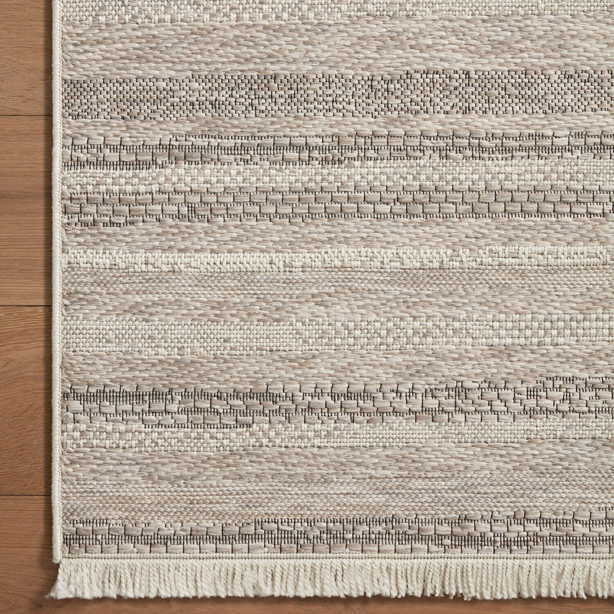 Amber Lewis Malibu Indoor/Outdoor Rug - Ivory/Dove Rugs