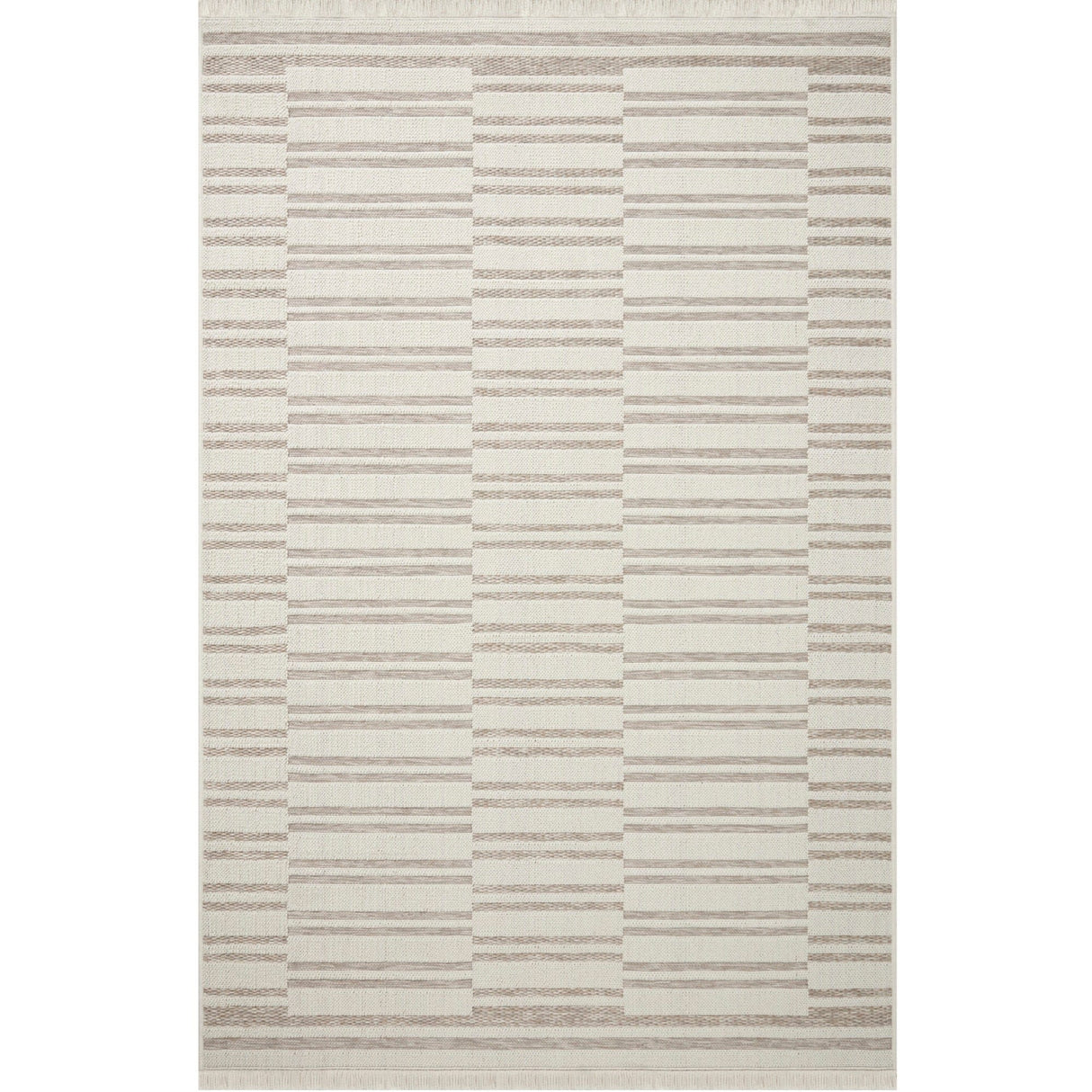 Amber Lewis Malibu Indoor/Outdoor Rug - Ivory/Dove Rugs