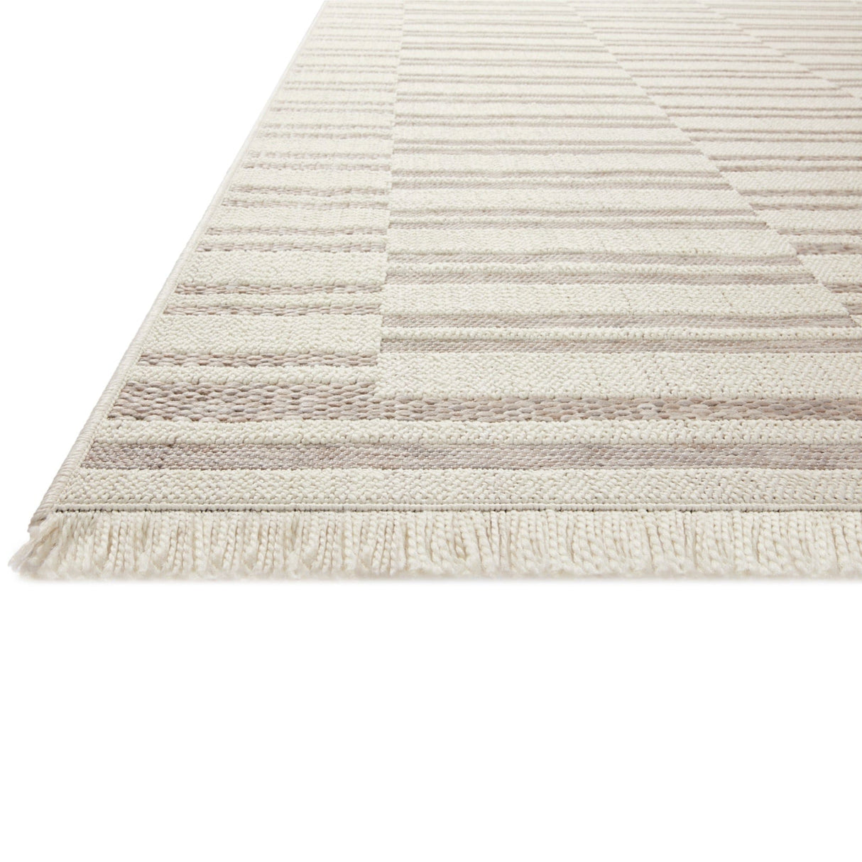 Amber Lewis Malibu Indoor/Outdoor Rug - Ivory/Dove Rugs