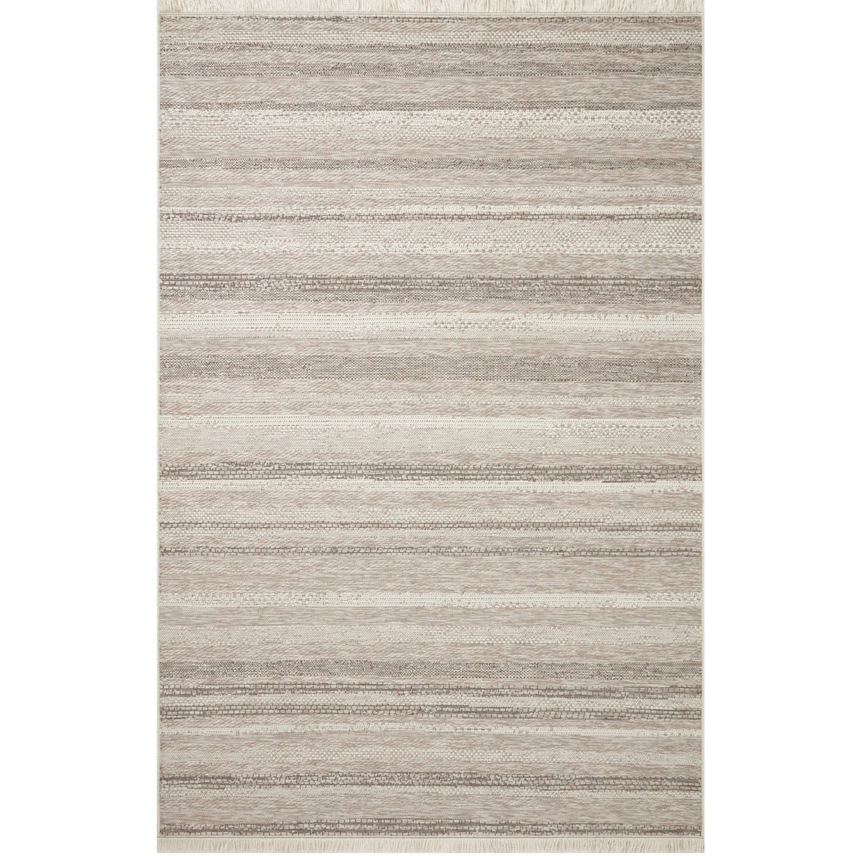 Amber Lewis Malibu Indoor/Outdoor Rug - Ivory/Dove Rugs loloi-1
