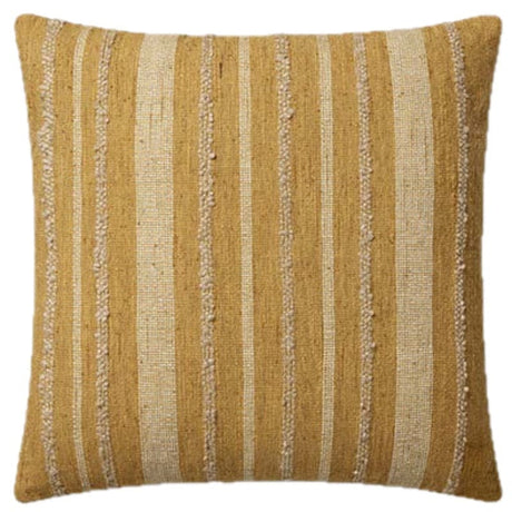 Amber Lewis Pillow - Gold Pillows loloi-PAL0039-AL-GOLD-COVER