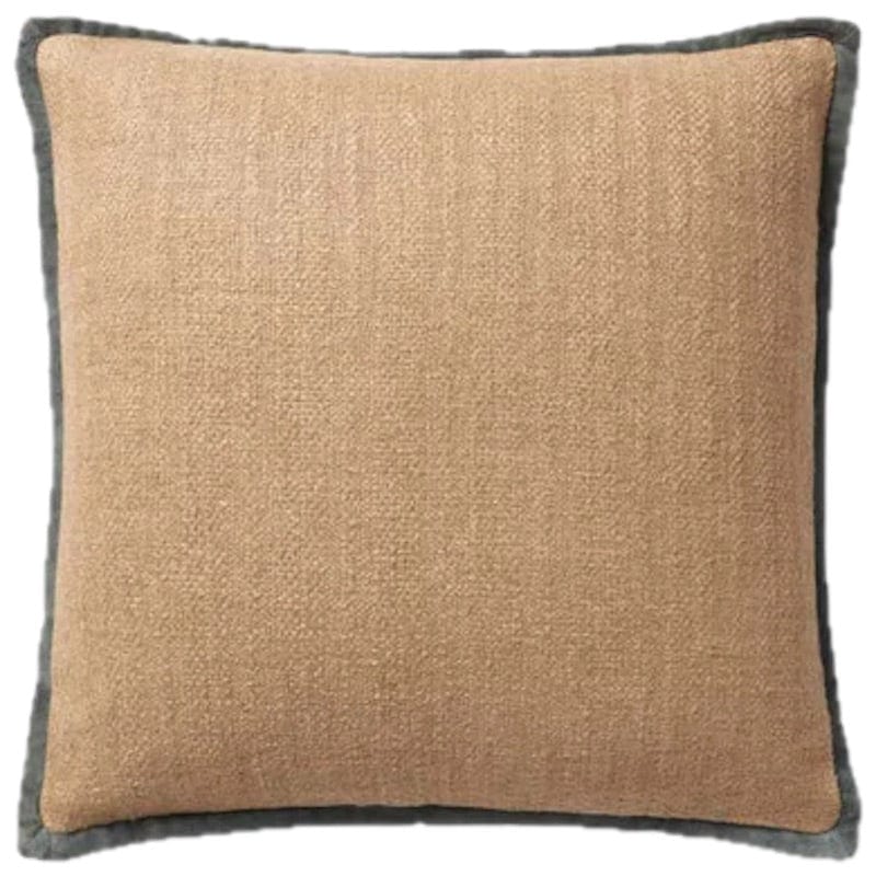Amber Lewis Pillow - Natural/Blue Pillows