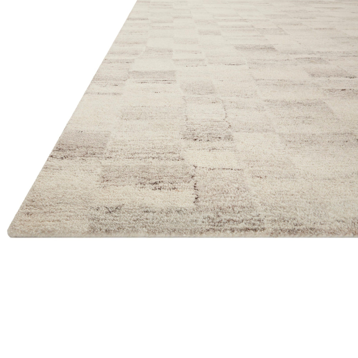 Amber Lewis Rocky Rug - Ivory/Silver Rugs