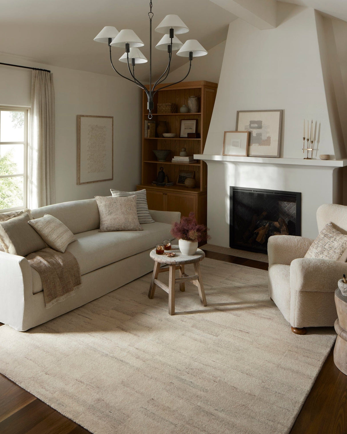 Amber Lewis Rocky Rug - Natural/Fog Rugs