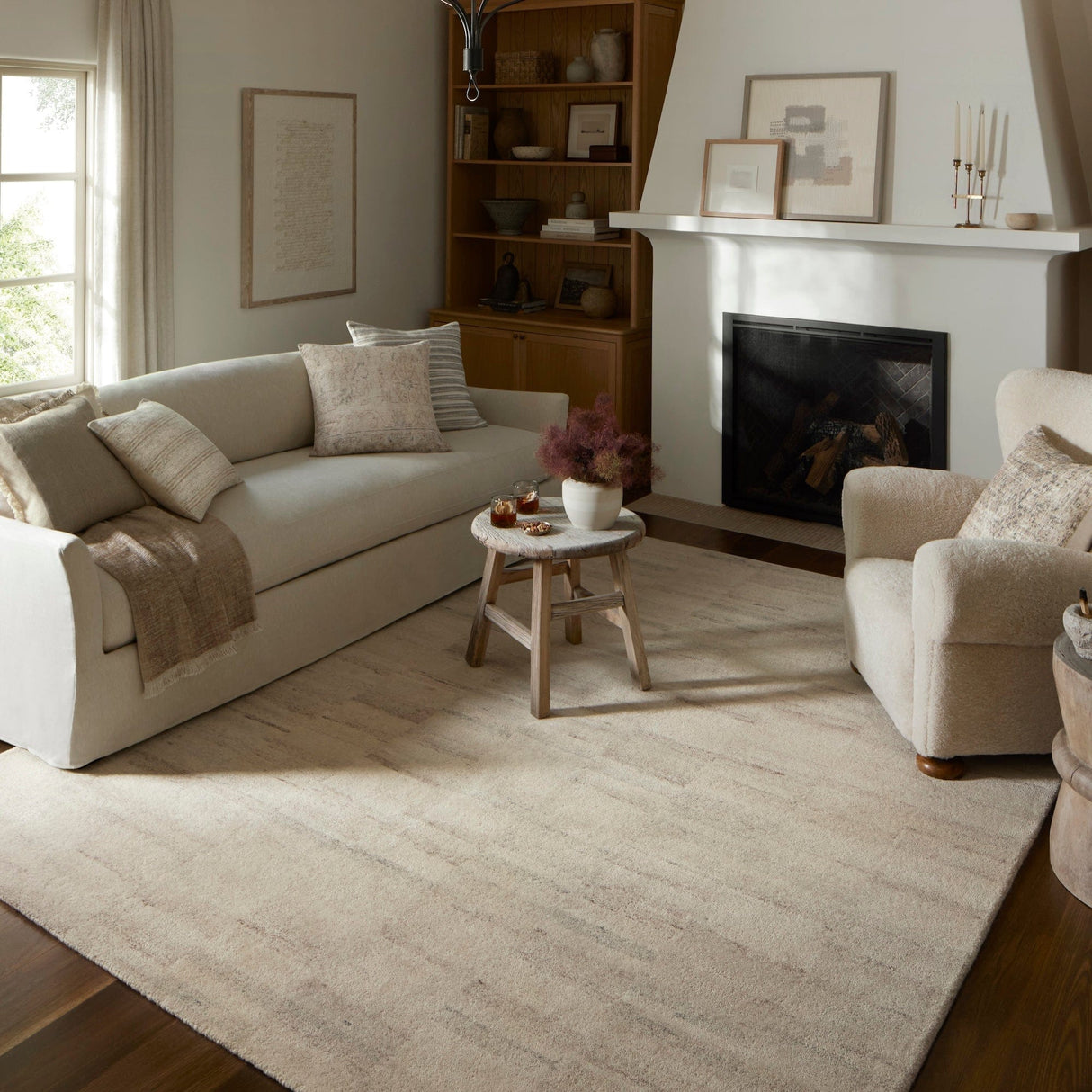 Amber Lewis Rocky Rug - Natural/Fog Rugs